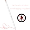 thumbnail image 5 of S26 Ultra S Pen Replacement For Samsung Galaxy S26 Ultra Touch Stylus Pen with 5xTips/Nibs for Creating, Drawing, Editing, Writing, Smooth Control, Air Command for Personalized Actions ,pinkgold, 5 of 6