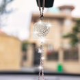 thumbnail image 3 of Bling Car Rearview Mirror Hanging Crystal Ball Charm, Universal Glam Rhinestone Ornament, 3 of 4