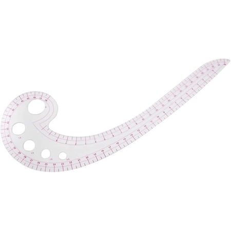 Comma Shaped Ruler Sewing Tools Transparent Ruler Soft Plastic Comma Shaped Curve Ruler ...
