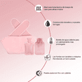 thumbnail image 2 of Bolsa De Agua Caliente Goma Con Cubierta De Cintura Y Funda Rosa, 2 of 5