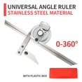 thumbnail image 2 of Règle d'Angle Universelle, Instruments de Mesure Carrés, Outils de Menuiserie, Détecteur d'Angle, Longue Durée, 2 of 7
