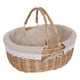 thumbnail image 2 of Cesta de picnic, contenedor de almacenamiento con tapa, cesta de picnic de madera, cesta de almacenamiento. Caqui, 2 of 9