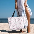 thumbnail image 3 of Wukai Breast Cancer Awareness (4) Print Zipper Bag,large Beach Tote Bag,Waterproof Sandproof Bag,Grocery and Picnic Tote Travel Bag, 3 of 5