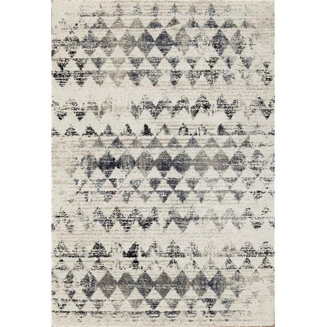 Dynamic Rugs MR24231806151 2 ft. x 3 ft. 11 in. Mehari 23180 Rectangle Contemporary Area Rug - 6151 Ivory & Teal