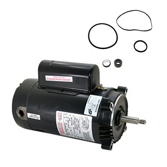 Puri Tech Replacement Motor Kit for Hayward Super II 2.5HP SP3020X25AZ AO Smith UST1252 Motor w/ GO-KIT-2