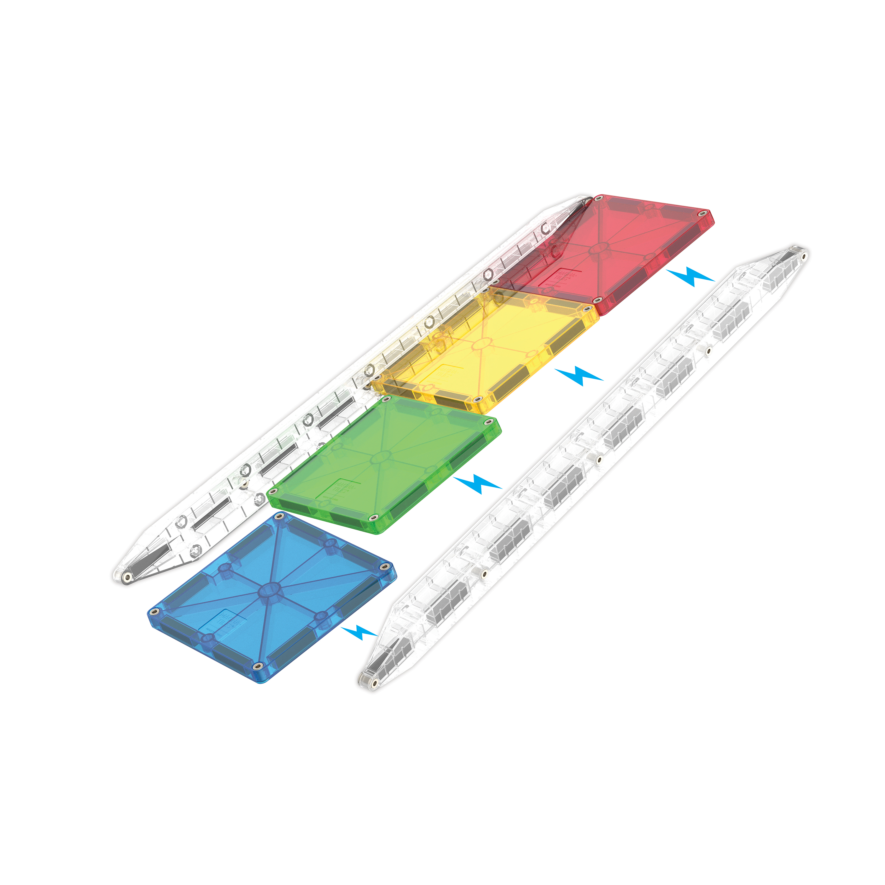 Magna-Tiles Rail Racers 8-Piece Rail Pack Expansion photo 4