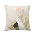 thumbnail image 1 of Flower Chinese Classical Style Illustrator Polyester Toss Throw Pillow Square Cushion, 1 of 3