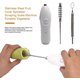 thumbnail image 5 of Máquina de escala de raspado eléctrica, removedor de núcleo de fruta de acero inoxidable, descorazonador portátil de frutas y verduras, 5 of 5