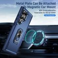 thumbnail image 2 of for Samsung Galaxy S23 Ultra Case, Slim Fit Military Grade Drop Tested Dual Layer Shockproof Case with 360 Ring Holder Kickstand Protective Rugged Car Magnetic Non-Slip Phone Case,Blue, 2 of 10