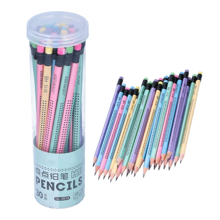 HB Pencil Kit, Erasable Writing Pen 7.3in Length Pre-Sharpened