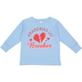 thumbnail image 3 of Inktastic Grandma's Lil' Heartbreaker Boys or Girls Long Sleeve Toddler T-Shirt, 3 of 5
