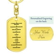thumbnail image 6 of Ten Commandments Russian Bible  Keychain Stainless Steel or 18k Gold Dog Tag, 6 of 20