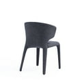 thumbnail image 5 of Manhattan Comfort Conrad 17.3" Tweed/Metal Dining Chair in Black (Set of 4), 5 of 8
