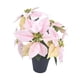 thumbnail image 1 of Arreglo floral artificial de flor de Pascua para , adorno de flores artificiales para chimenea, fiesta de , festival, oficina., 1 of 9