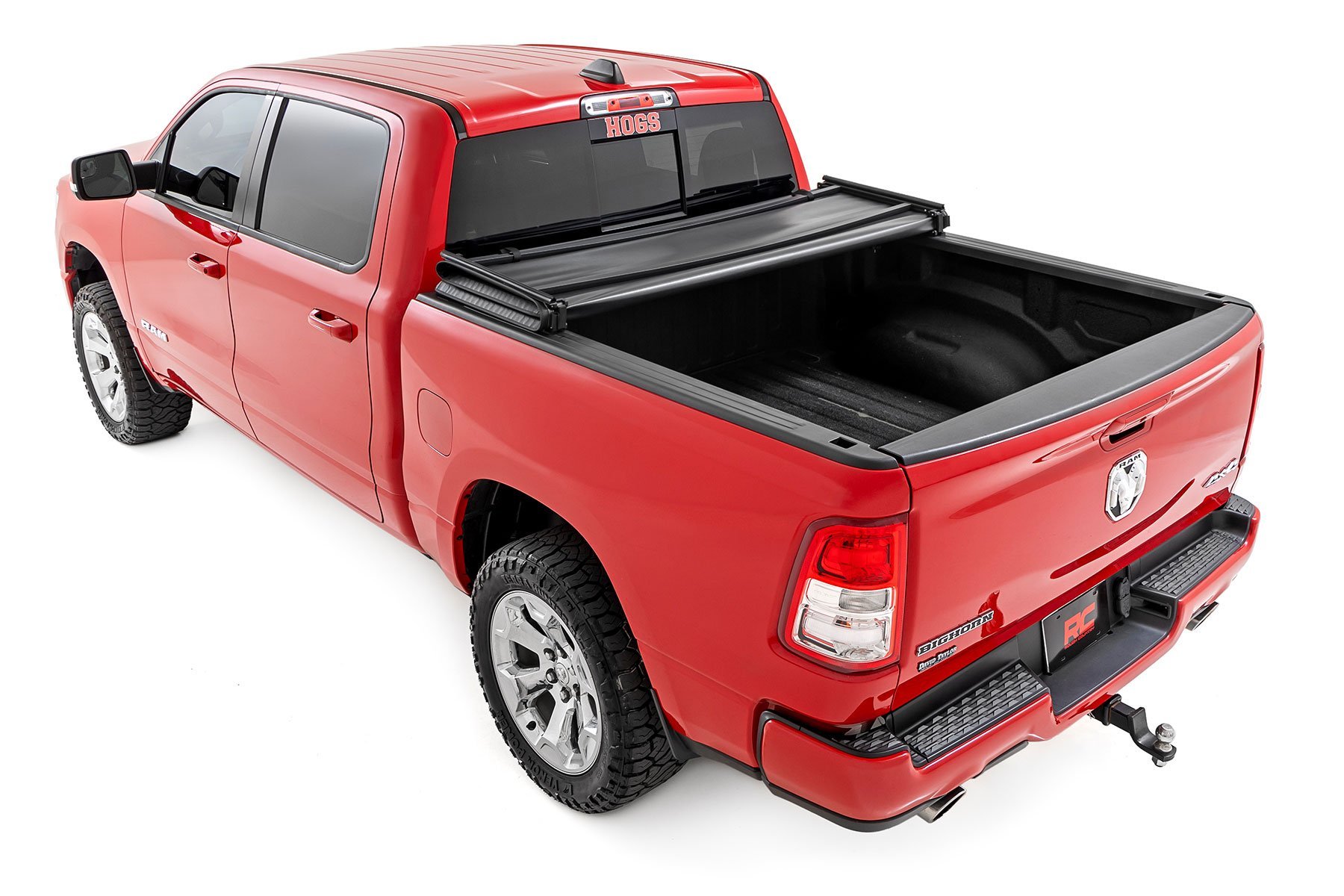 Rough Country Soft Tri-Fold Bed Cover for 19-26 Ram 1500 | 6'4 Bed - 41309650A