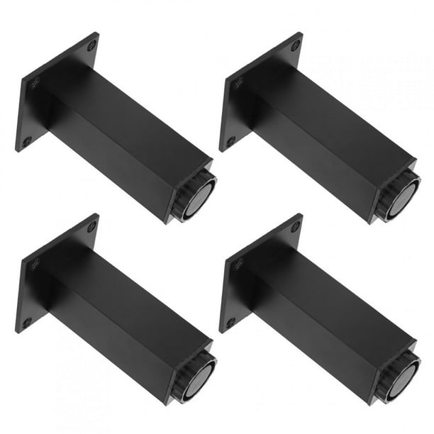 Patas ajustables para muebles de aleación de aluminio - Juego de 4, 120 mm de altura