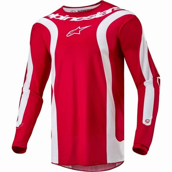 Alpinestars Fluid Lurv Jersey (Medium, Mars Red/White)