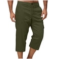 thumbnail image 3 of LONKITO Mens Cargo Shorts with Pockets Casual Hiking Golf Shorts Slim Straigh Leg Work Pants Size M, 3 of 8