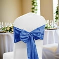 thumbnail image 6 of AOOOWER Handcrafts Wedding Chair Sash Bows Adds Sophistication to Any Event Polyester Stretch Ribbon for Various Chairs Decors, 6 of 21