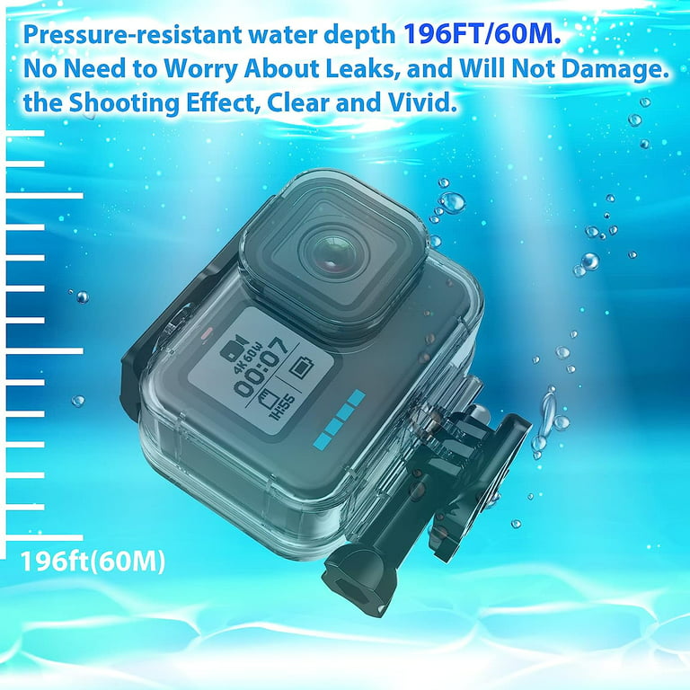 Buy HIFFIN 60M Waterproof Case Compatible With Go Pro Hero 11