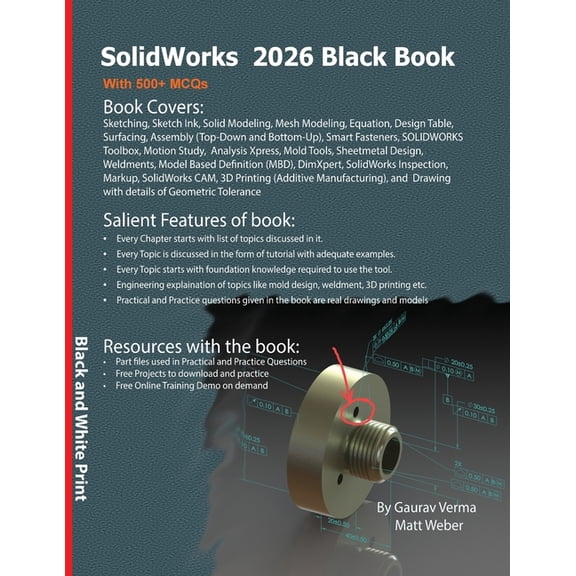 SolidWorks 2026 Black Book, (Paperback)