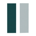 thumbnail image 2 of Lsque Teal On Black Plaid Printed Cooling Towel (40"x 12"), Ice Towel, Microfiber, Soft Breathable Chilly Towel for Yoga, Sport, Gym, Workout, Fitness, Running, 2 of 9