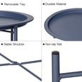thumbnail image 5 of Taomika Blue Side Table / End Table with Round Removable Tray, Set of 2, 5 of 7