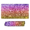 thumbnail image 2 of Kdxio Glitter Rainbow Print Large Gaming Mouse Pad,Non-Slip Base,Water Resist Keyboard Pad for Gamer,Office & Home,29.5 x 15.8 in, 2 of 9
