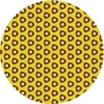 thumbnail image 1 of Ahgly Company Tapis d'Intérieur Lavables en Machine, Ronds, Jaunes, Canari de Transition, Ronds de 6', 1 of 7