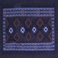 thumbnail image 1 of Ahgly Company Machine Washable Indoor Square Southwestern Blue Country Area Rugs, 5' Square, 1 of 4