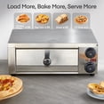 thumbnail image 4 of Pizza Oven Countertop, 1500W, 662°F Max Temp with Alert Timer, 12 Inch Multipurpose Pizza Maker for Restaurant, Home, Party, 4 of 5