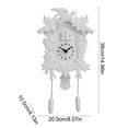 thumbnail image 3 of Call Clock Distressed Plastic, High End Home Decor Hourly Clock Children's Room Vintage Style, 3 of 6