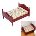 thumbnail image 4 of Casa de 1/12 mini de de abedul Mini tapizado hogar dormitorio accesorios conjunto de CUTICAT Cama de dormitorio de casa de muñecas, 4 of 7
