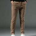 thumbnail image 5 of XIYON Mens Pants Casual Corduroy Pants Slim Fit Comfortable Stretch Breathable Lightweight Soft For And Outdoor Activities Trousers Streetwear, 5 of 6