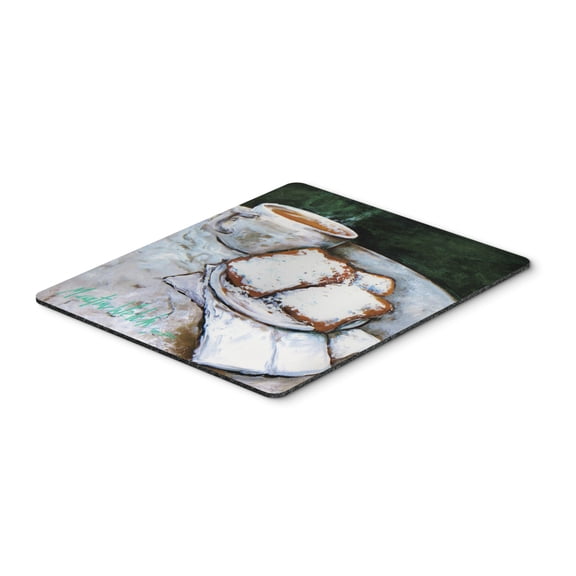 Carolines Treasures MW1189MP Beignets Breakfast Delight Mouse Pad Hot Pad or Trivet Large multicolor