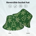 thumbnail image 5 of Bingfone Christmas (2) Bucket Hat For Men Women,Packable Reversible Printed Sun Hats,Fisherman Outdoor Travel Hiking Beach Caps, 5 of 9