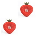 thumbnail image 1 of Methold Cono de cuello de gato, de heridas, accesorios para cachorros en forma de fruta, suministros para mascotas, Collar de recuperación, patrón de fresa L 2piezas Methold  CBP382429, 1 of 6