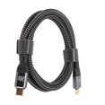 thumbnail image 3 of Cable USB C a USB C PD240W, interfaz USB 2.0 tipo C, 480 Mbps, cable de datos de doble extremo USB C macho a C macho, 150 cm, 3 of 14