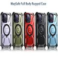 thumbnail image 1 of AMERTEER Case for  15 Case with Stand  Military Grade Shockproof Portective Case Compatible with MagSafe Wireless Charger&Magnetic Car Mount Holder, 1 of 9