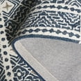 thumbnail image 5 of SAFAVIEH Micro-Loop Aditya Geometric Area Rug, Navy/Ivory, 4' x 6', 5 of 7