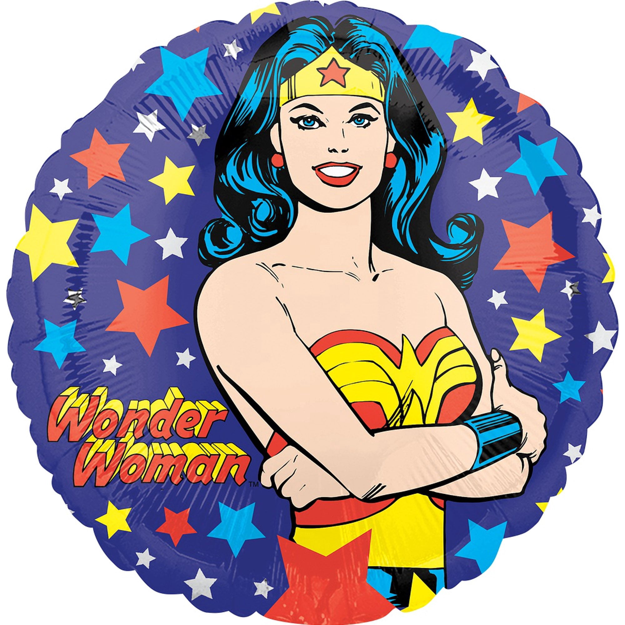 Wonder Woman 4th Birthday Party Supplies and Balloon Decorations