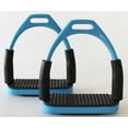 thumbnail image 2 of Horse Saddle English Riding Flex Fillis Iron Double Jointed Stirrups 51112SB, 2 of 2