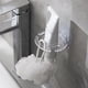 thumbnail image 5 of Organizador de Pared Autoadhesivo Sin Perforaciones, Transparente o Gris, para Cepillos de Dientes, Maquinillas de Afeitar y Pasta de Dientes, 10 X 10 Cm, Almacenamiento para Baño Sin Taladros., 5 of 6