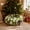 Green Snowflakes, variant on Cat Tunnel Bed Donut Cave Hideaway Bed Convertible Shapes for Indoor Kittens Small Pet Under Christmas Tree Skirt