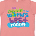 thumbnail image 4 of Inktastic Daddy Worlds Best Roofer Boys or Girls Toddler T-Shirt, 4 of 5