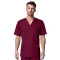 thumbnail image 2 of Maevn EON Men's Mesh 3-Pocket V-Neck Top & Men's Half Elastic Cargo Pant Scrub Set, 2 of 5