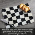 thumbnail image 5 of CounterArt Arlington Check Tempered Glass Cutting Board 10" by 8", 5 of 7