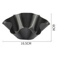 thumbnail image 2 of 2Pcs Nonstick Large Taco Shell Bowl – Carbon Steel Tortilla Maker Shell Pans Baking Molds Tostada for Frying Salad Bowls, 6inch or 8inch, 2 of 5