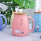 thumbnail image 1 of Nuevas ideas de productos China Venta al por mayor Precio de fábrica Alibaba 3D Animal Cat Taza de cerámica hecha a mano personalizada Hola café noviembre, 1 of 4