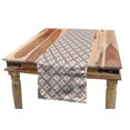 thumbnail image 1 of Geometric Table Runner, Entwined Circles with Small Plus Signs Inside Abstract Design, Dining Room Kitchen Rectangular Runner, 3 Sizes, by Ambesonne, 1 of 2